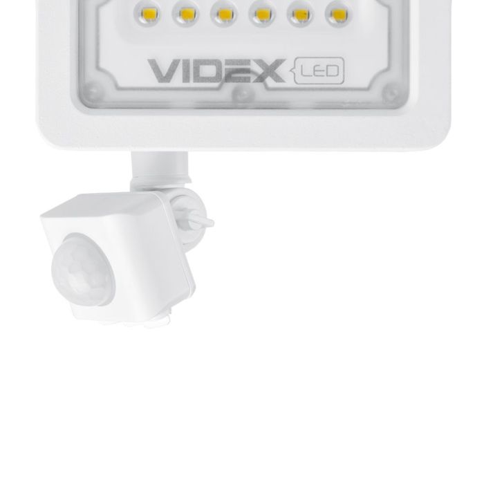 LED прожектор VIDEX F2e 20W 5000K з датчиком руху та освітленості