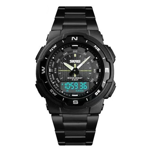 Годинник наручний чоловічий Skmei 1370BKWT Black White