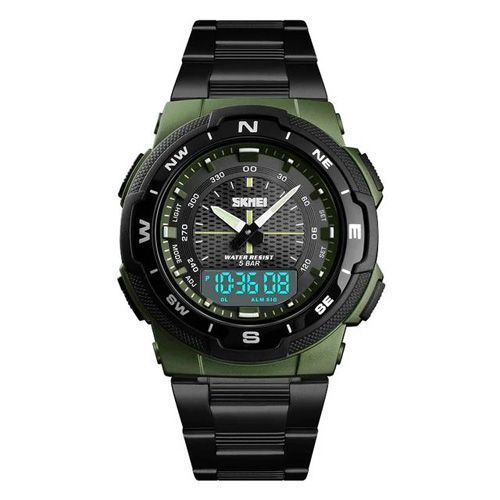 Годинник наручний чоловічий Skmei 1370AG Army Green