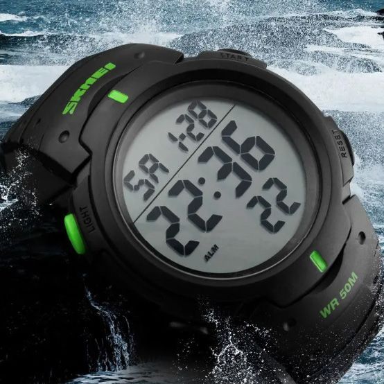 Годинник наручний чоловічий SKMEI 1068GN Black-Green