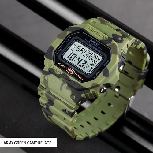 Чоловічий годинник Skmei Dron 1628CMGN Camo Green
