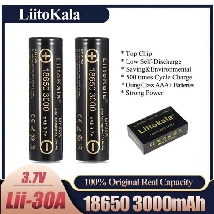 Акумулятор LiitoKala Lii-30A 3000 mAh