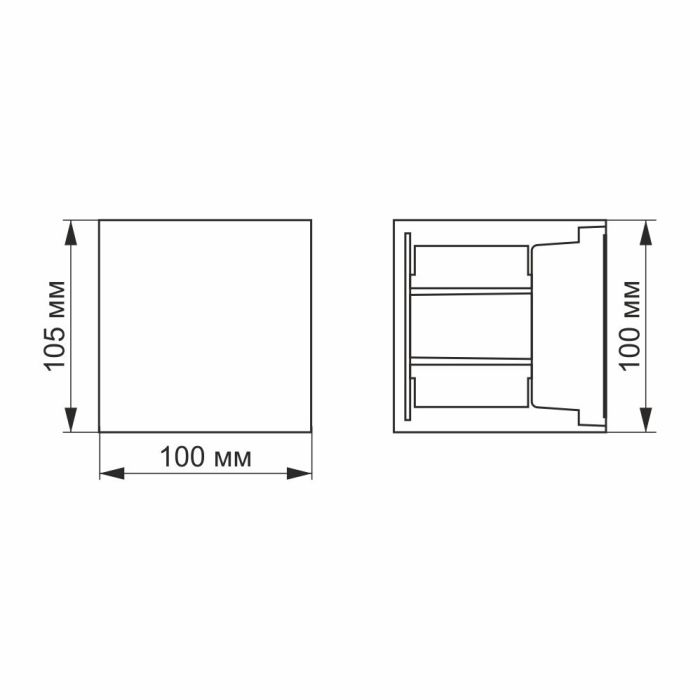 LED Світильник архітектурний AR04 IP54 VIDEX 6W 2700K