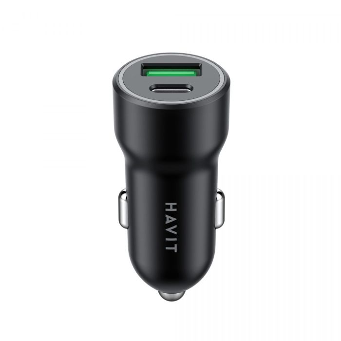 Автомобільний зарядний пристрій HAVIT HV-CC613 20W USB+USB-C
