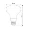 LED лампа VIDEX Filament R80FF 09W E27 1200K