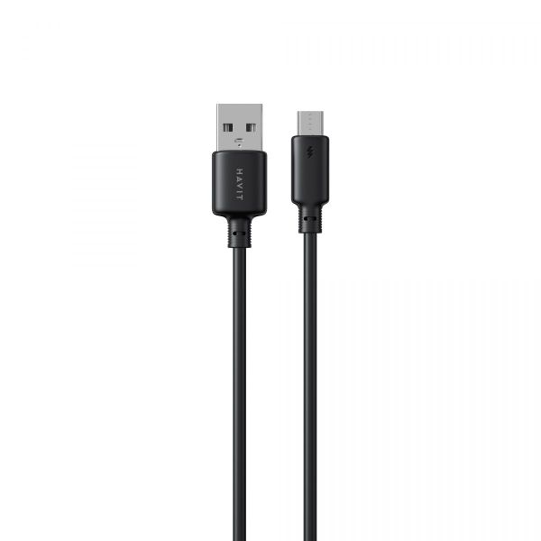 Кабель USB - Micro USB HAVIT CB300C 3A 1м Black