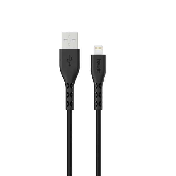 Кабель HAVIT HV-H66 Lightning 1.8м Black