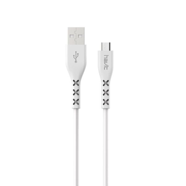 Кабель HAVIT HV-H67 Micro USB 1м White