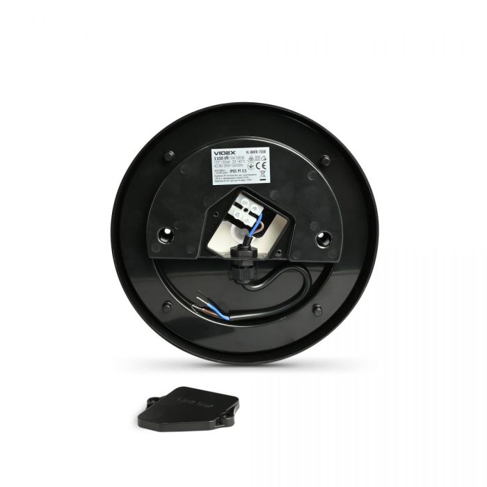 LED світильник ART IP65 круглий VIDEX 15W 5000K Black