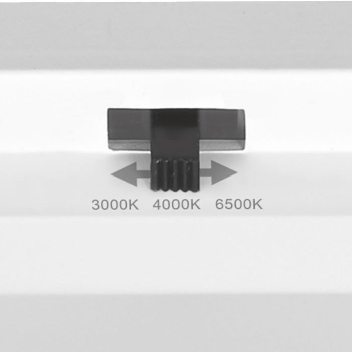 LED світильник квадратний VIDEX DL6S 12W 3000K-4000K-6500K White