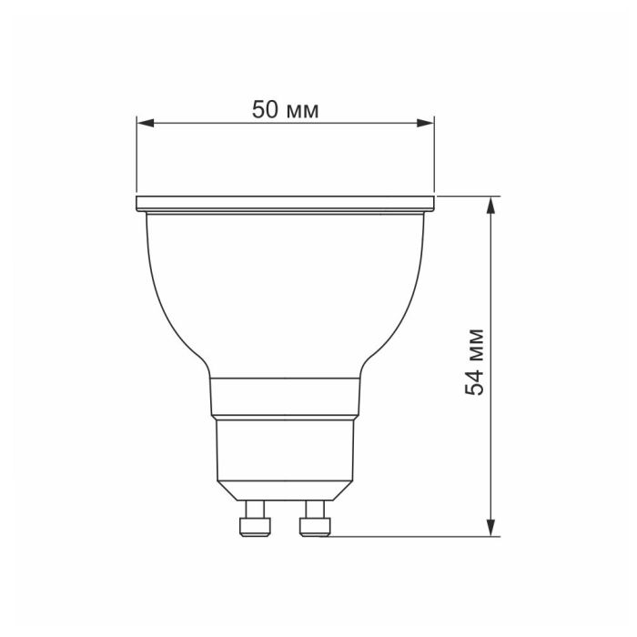 LED лампа VIDEX MR16e 6W GU10 4100K