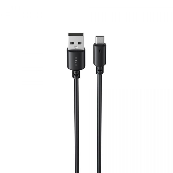 Кабель USB - Micro USB HAVIT CB300C 3A 1м Black
