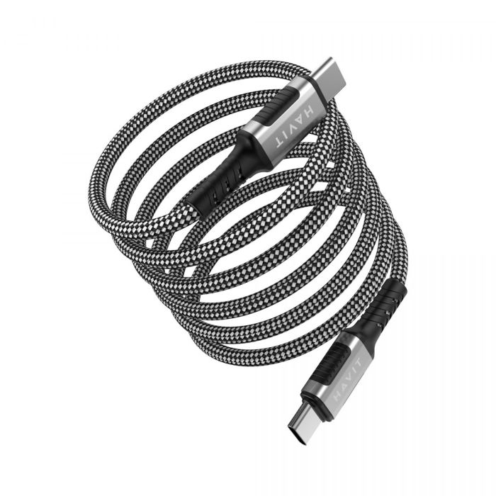 Кабель USB-C - USB-C HAVIT CB6297 PD60W 3A 1м