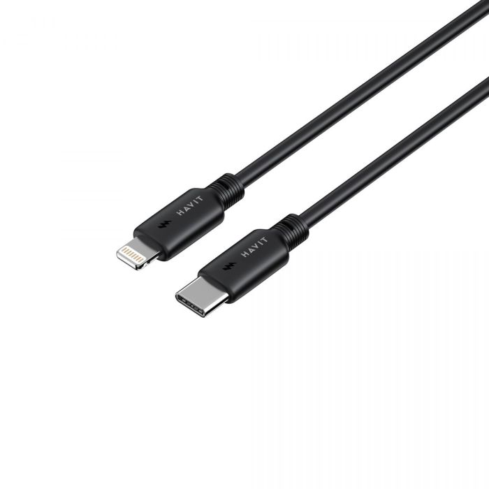 Кабель USB-C - Lightning HAVIT CB304C PD30W 1м Black