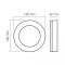 LED світильник ART IP65 круглий VIDEX 15W 5000K Black