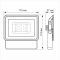 LED прожектор VIDEX Fe 10W 5000K 12V