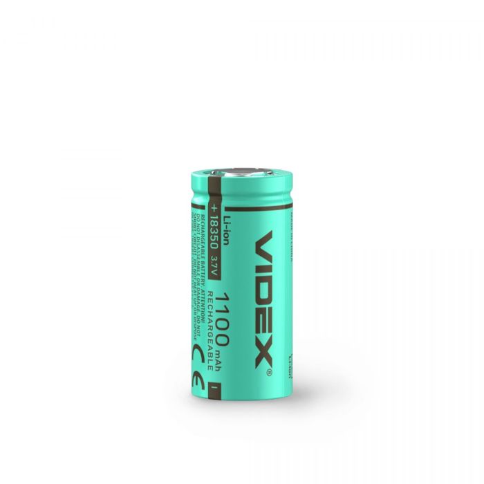 Акумулятор VIDEX Li-ion 18350 (без захисту) 1100mAh
