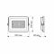 LED прожектор VIDEX F2e 50W 5000K