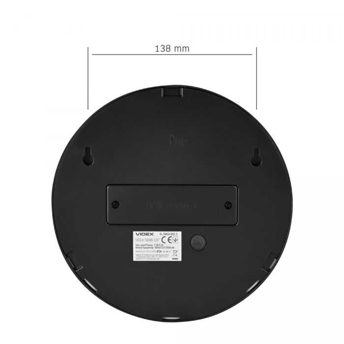 LED світильник автономний настінний IP54 VIDEX VL-BHSO-002-S 500Lm 5000K