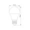 LED лампа TITANUM A60 10W E27 4100K