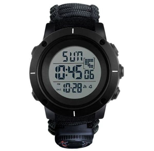Чоловічий годинник Skmei 1213BK PARACORD Black