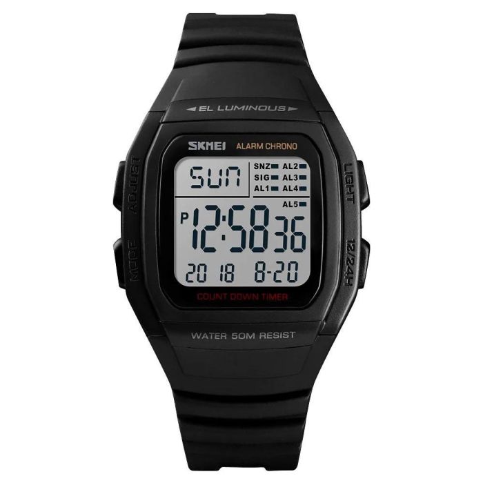 Чоловічий наручний годинник SKMEI 1278BK BLACK