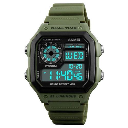 Чоловічий годинник Skmei 1299AG Army Green