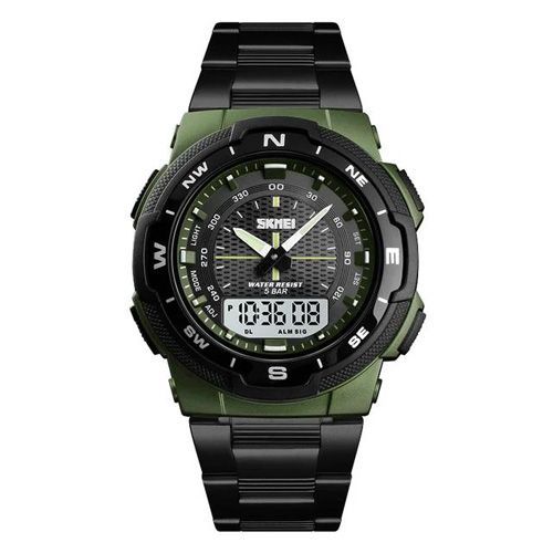 Годинник наручний чоловічий Skmei 1370AG Army Green