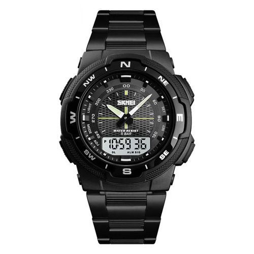 Годинник наручний чоловічий Skmei 1370BKWT Black White