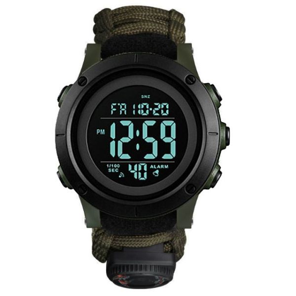 Годинник наручний чоловічий SKMEI 1426AGBK APARACORD Army Green