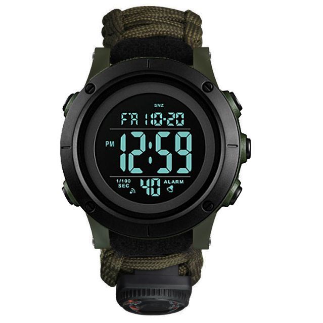 Годинник наручний чоловічий SKMEI 1426AGBK APARACORD Army Green