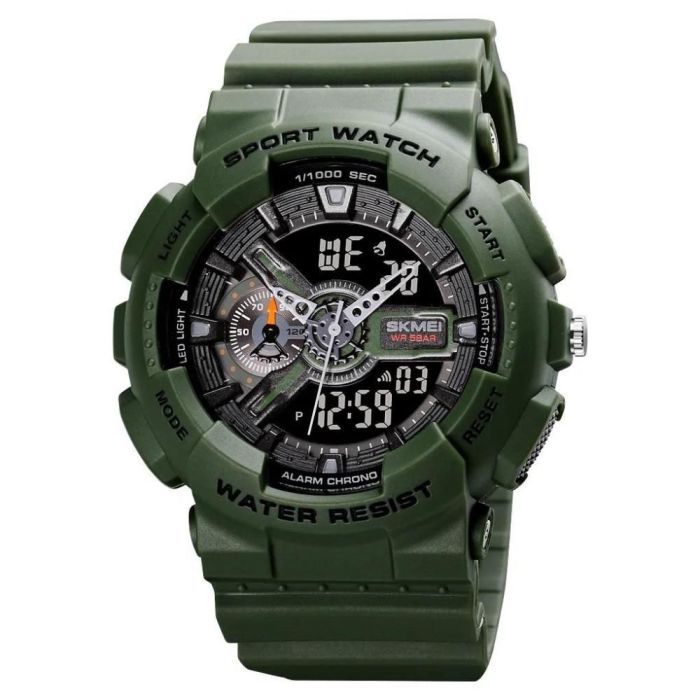 Чоловічий годинник Skmei 1688AG Army Green
