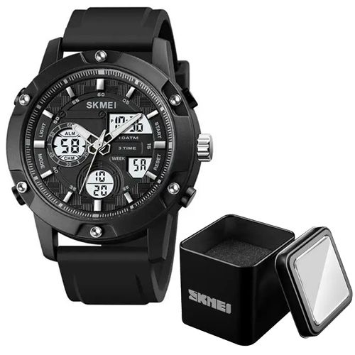 Годинник наручний чоловічий SKMEI 1757 (Black-White)