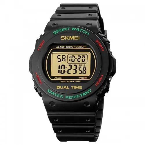 Чоловічий годинник Skmei 1776BKGD Black-Gold