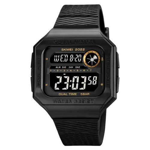 Чоловічий годинник Skmei 2022GDBK Black-Gold