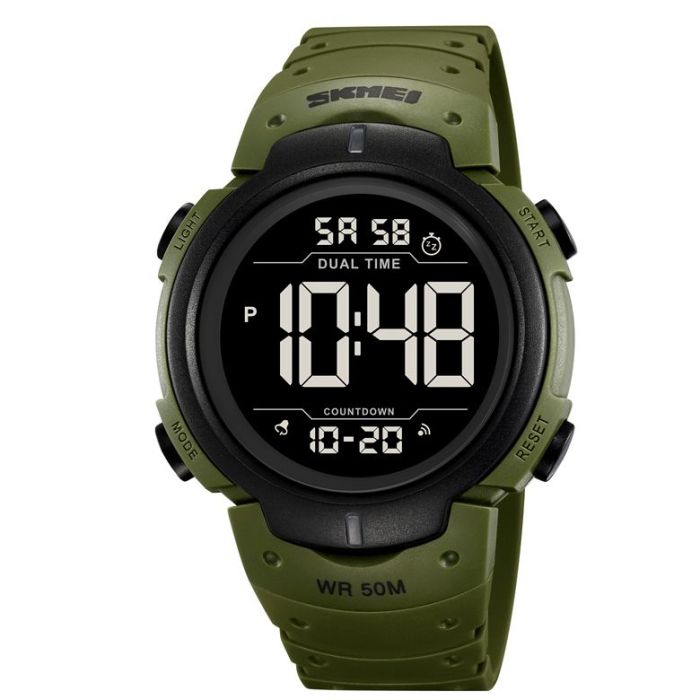 Годинник чоловічий Skmei 2304AG Army Green