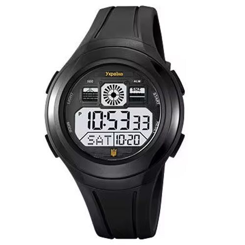 Годинник чоловічий Skmei 4012/2104BKW Black, Ukraine
