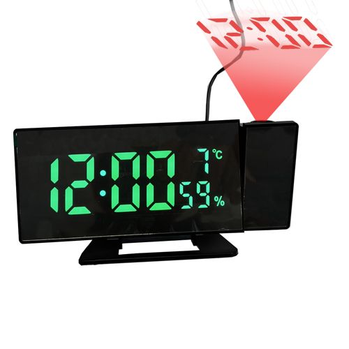 Електронний настільний LED годинник VST-896s-4 з проекцією