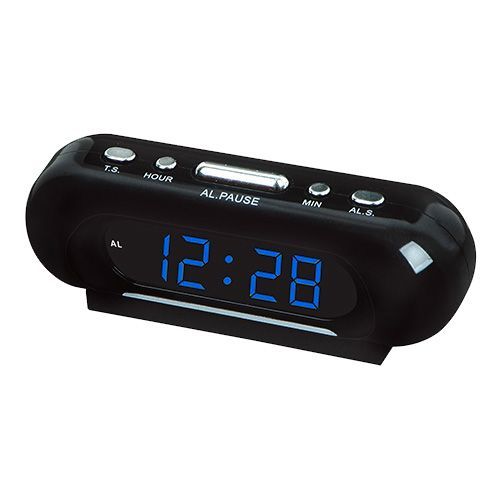 Настільний годинник з будильником VST-716-5 Blue Light