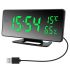 Настольные LED часы - будильник с термометром и гигрометром VST-888Y-4