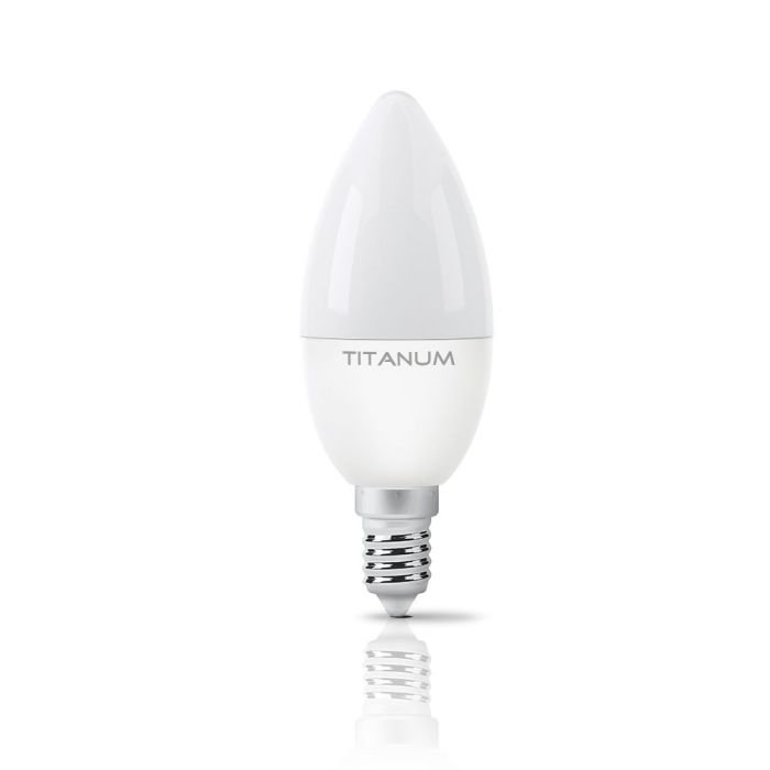 LED лампа TITANUM C37 6W E14 4100K