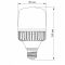 LED лампа VIDEX A80 30W E27 5000K