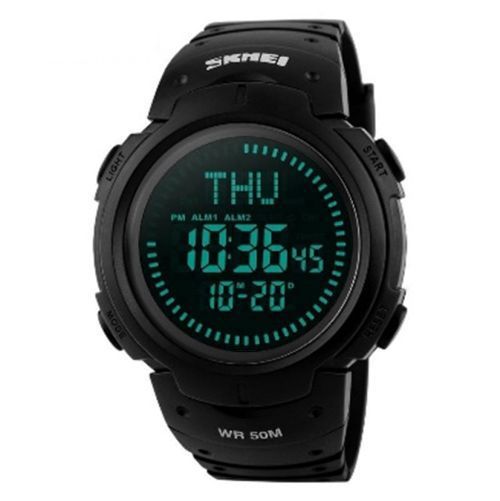 Чоловічий годинник Skmei 1231 All Black + Compass