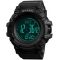 Чоловічий годинник Skmei 1356BK Black + Compass