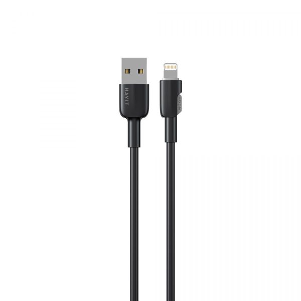 Кабель USB - Lightning HAVIT CB306C 2.4A 1м Black