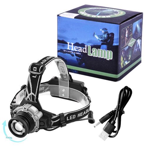 Ліхтарик налобний Police BL-W002-USB