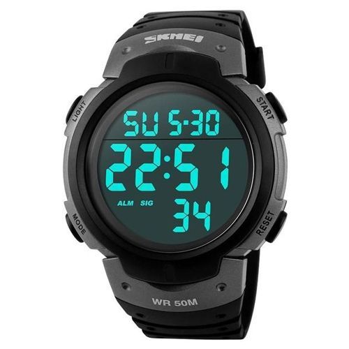 Годинник наручний чоловічий SKMEI 1068 Black-Gray