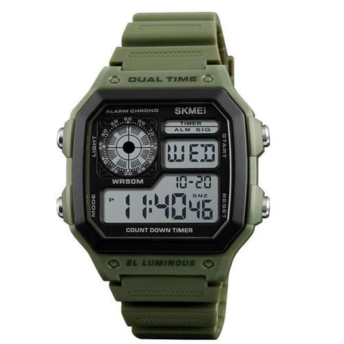 Чоловічий годинник Skmei 1299AG Army Green