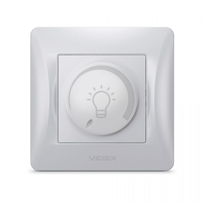 Димер LED 200Вт срібний шовк VIDEX BINERA