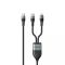 Кабель USB-C - USB-C + Lightning HAVIT HV-CB6326 PD100W 1.2м